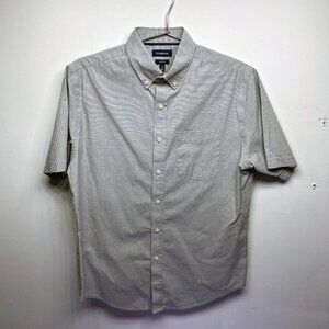 Men's Croft & Barrow Short-sleeve Woven Shirt - Gray - Size Small